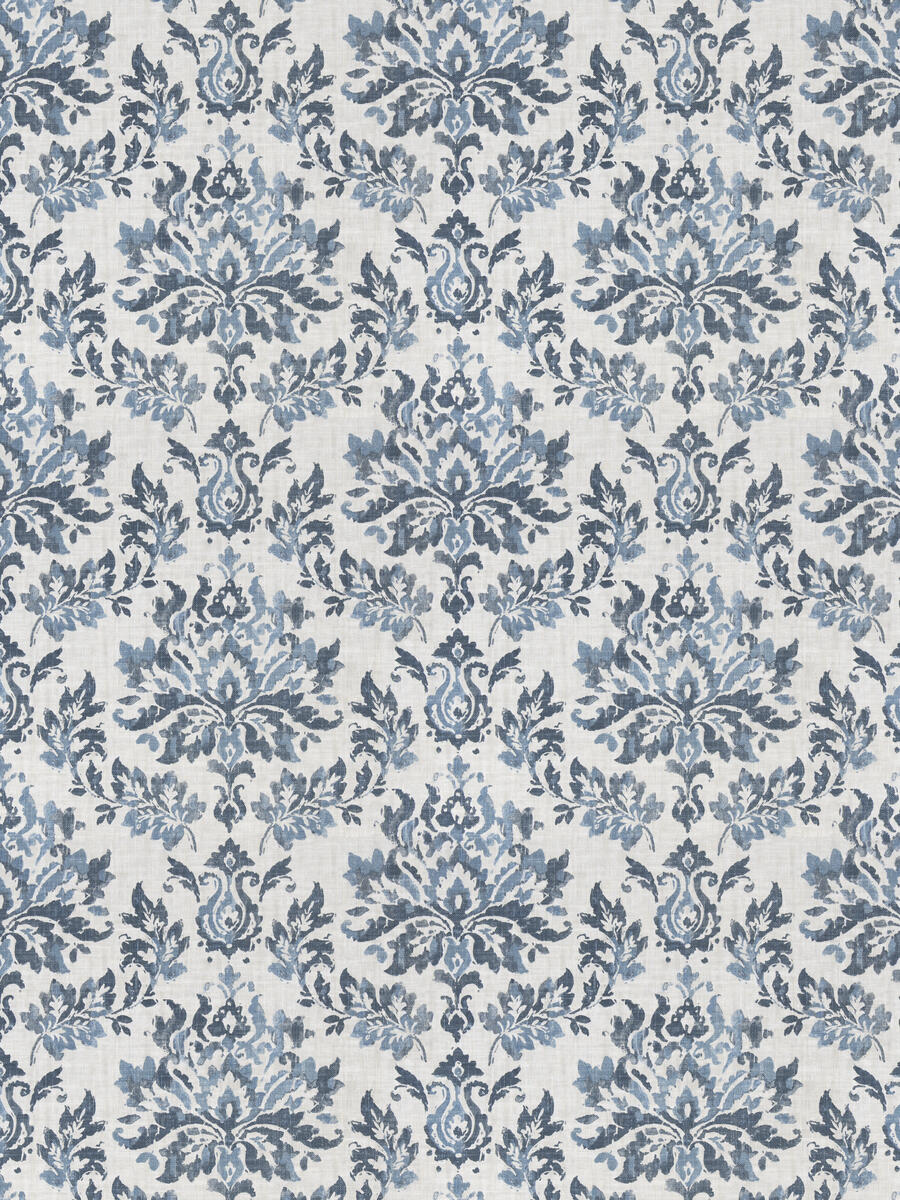Valence Damask – Denim