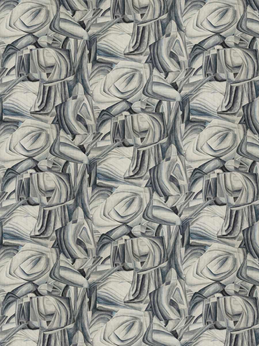 Braque Cubism – Steel Blue