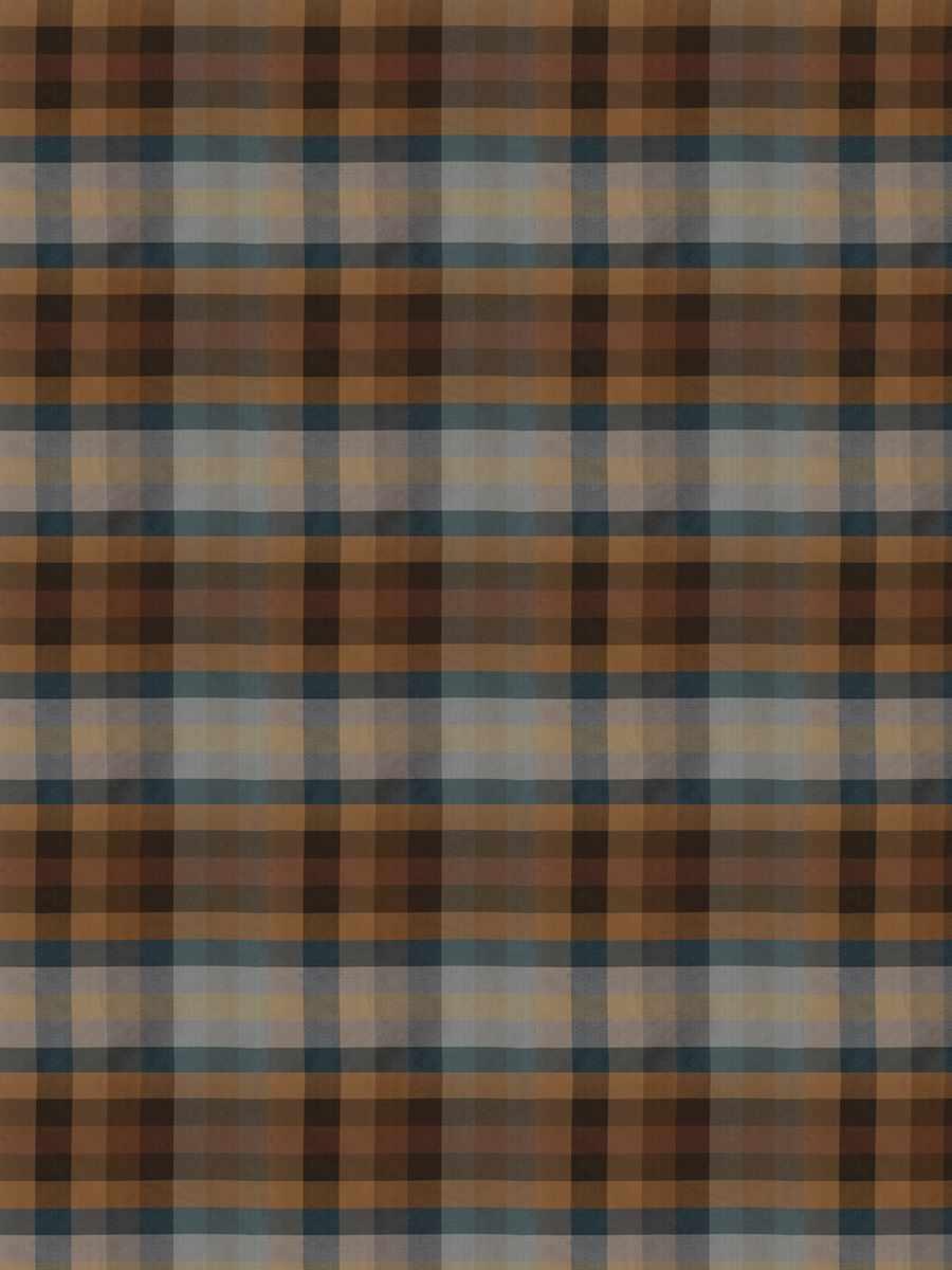 Otranto Silk Plaid – Brown / Blue