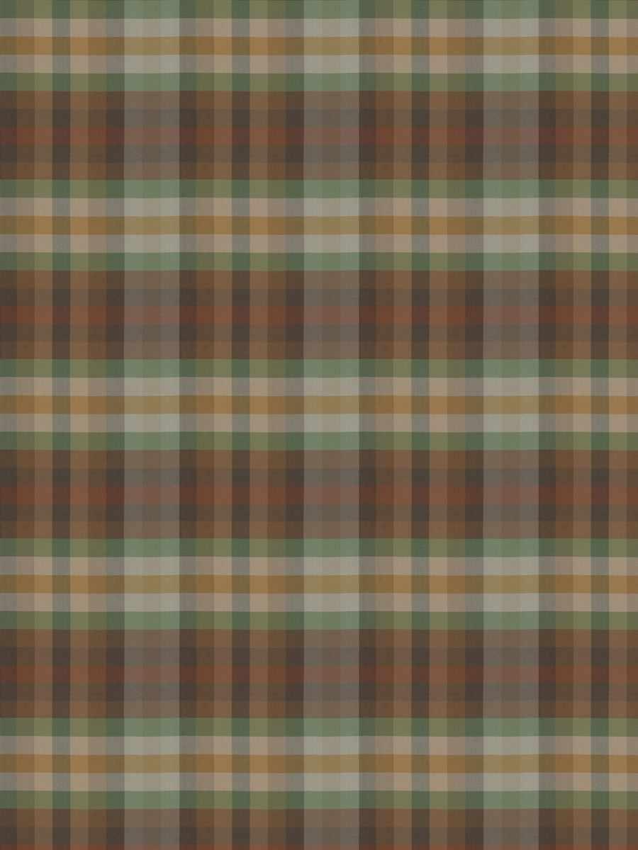 Otranto Silk Plaid – Jade / Copper