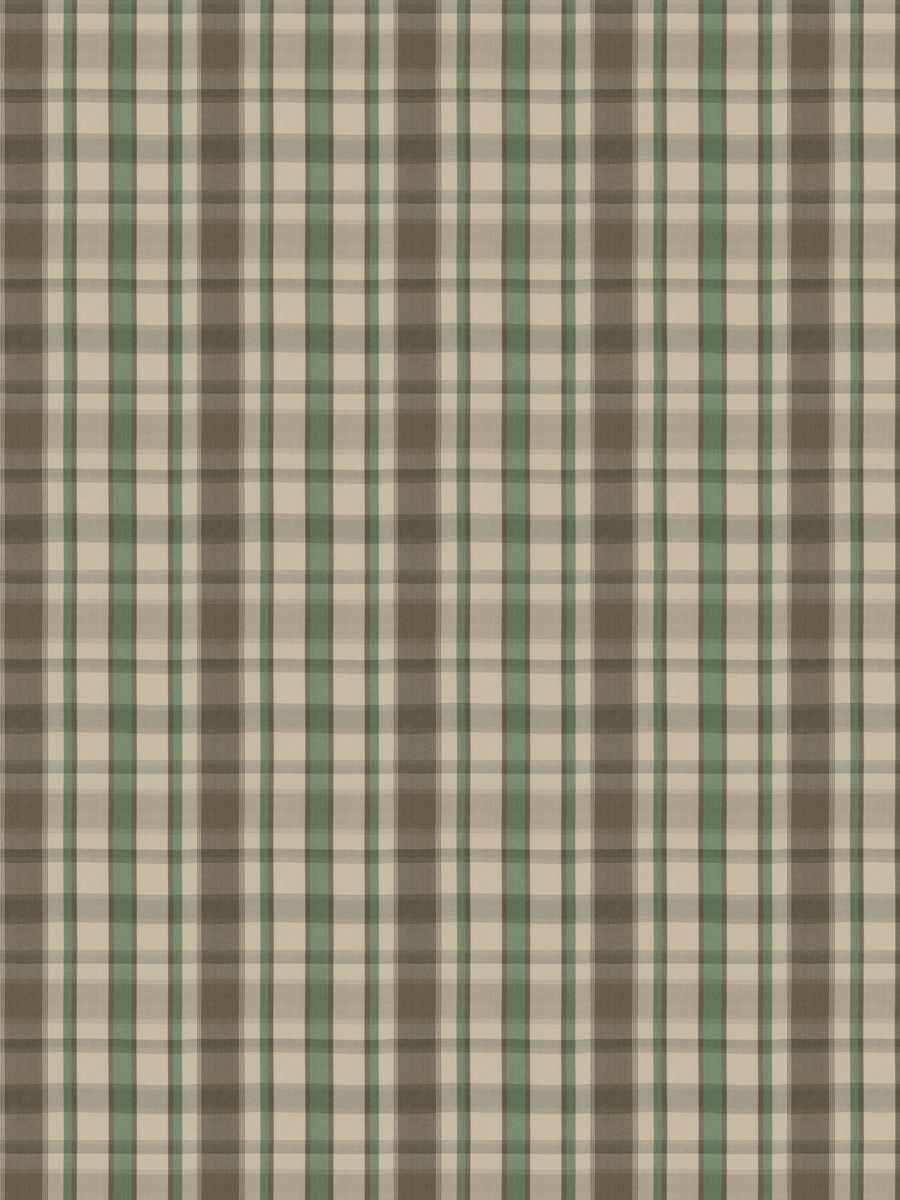 Tiberius Silk Check – Green / Brown