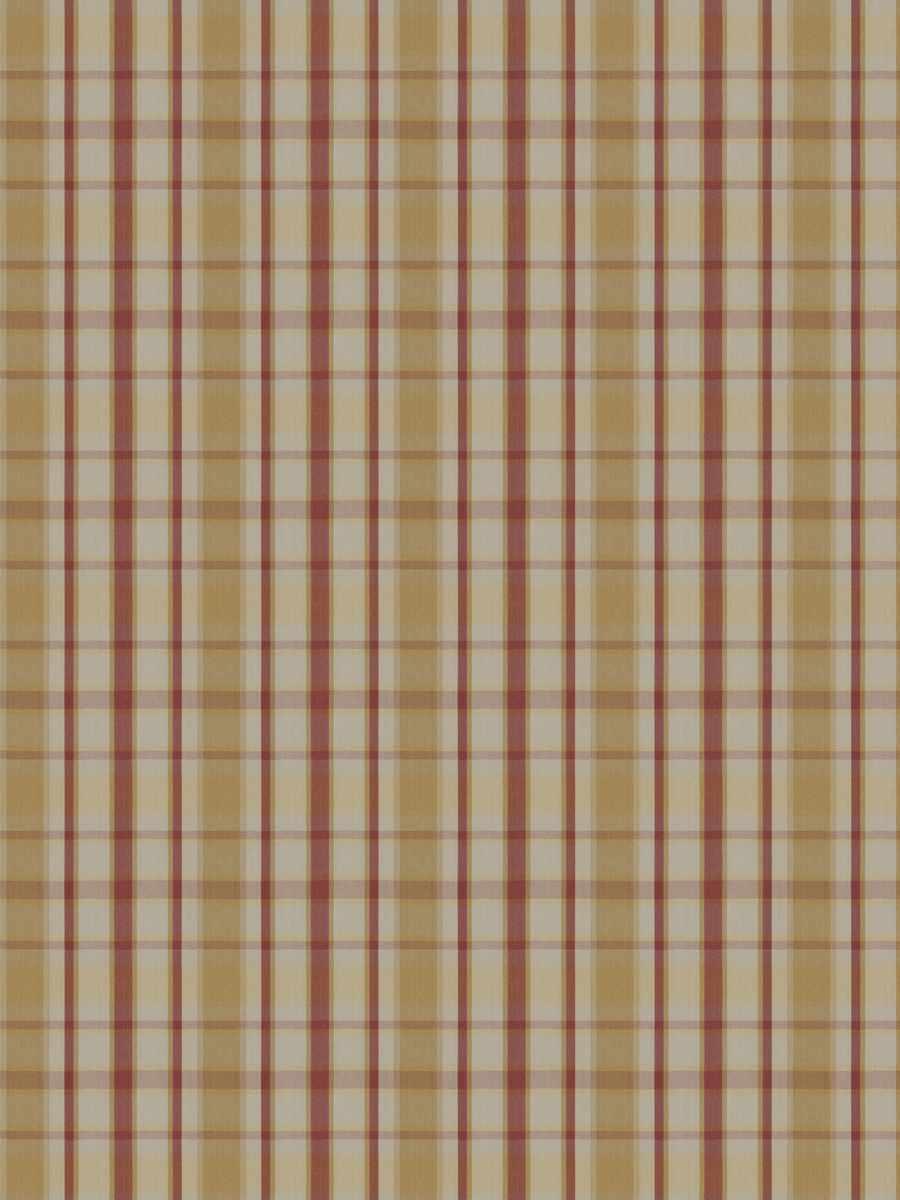 Tiberius Silk Check – Red / Yellow