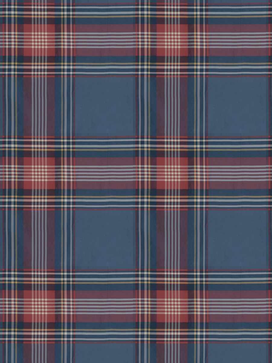 Adriatic Silk Check – Blue / Red