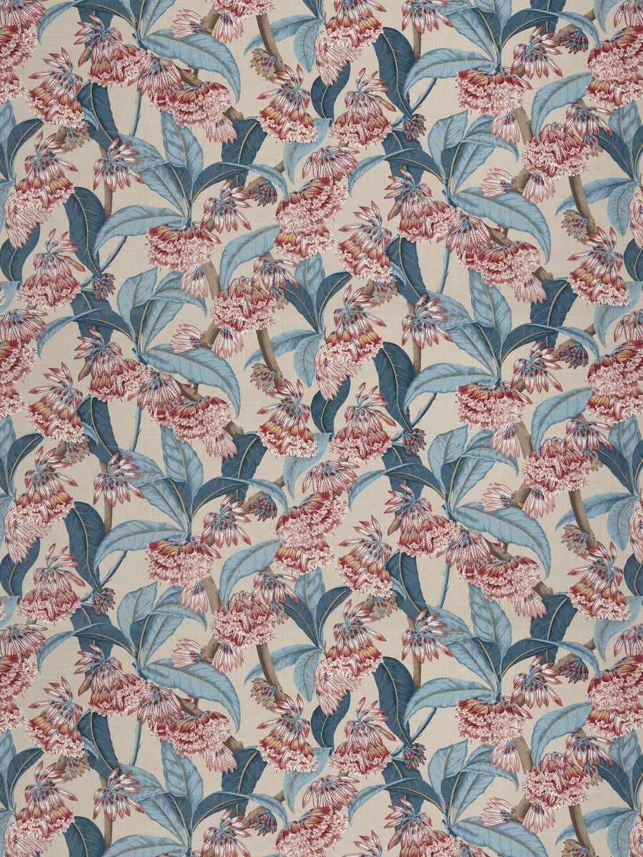Himalayan Floral – Red & Blue
