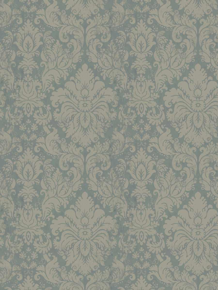 Bassanio Damask – Glacier Blue