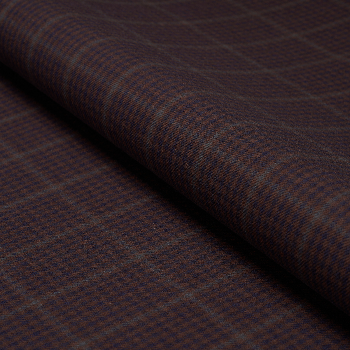 ALDRIDGE WOOL HOUNDSTOOTH – BURGUNDY