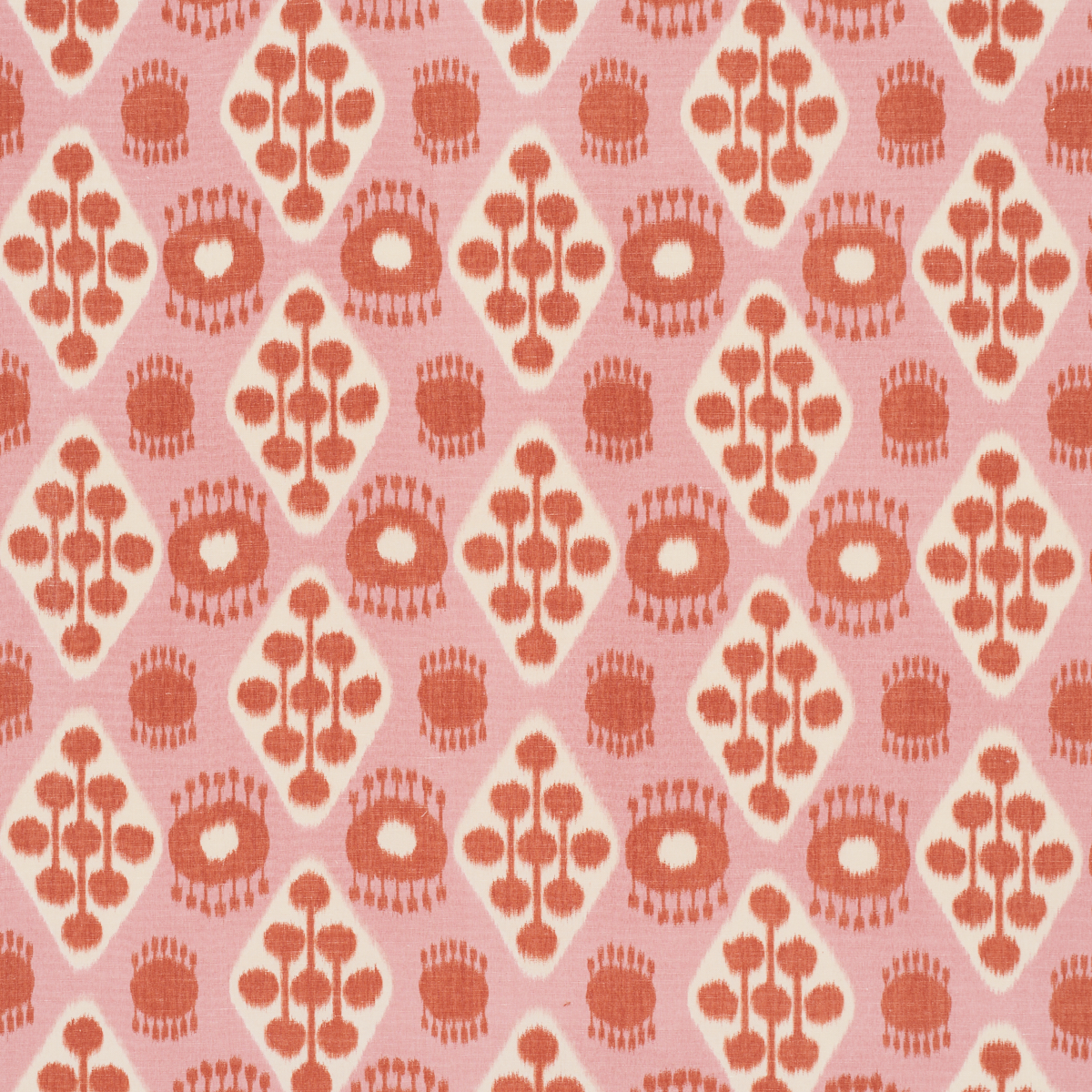 HAMILTON IKAT – PINK AND TANGERINE