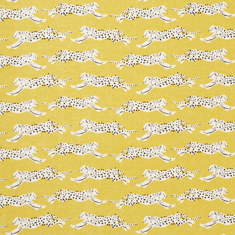 LEAPING LEOPARDS – YELLOW