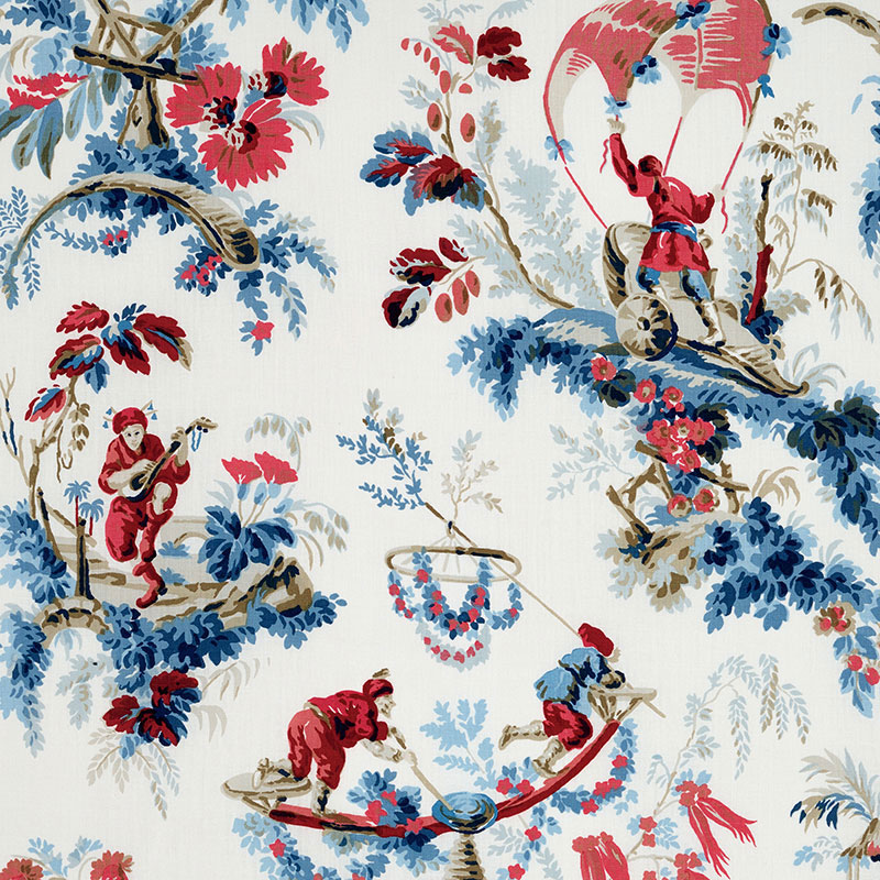 PLAISIRS DE LA CHINE – BLEU & ROUGE