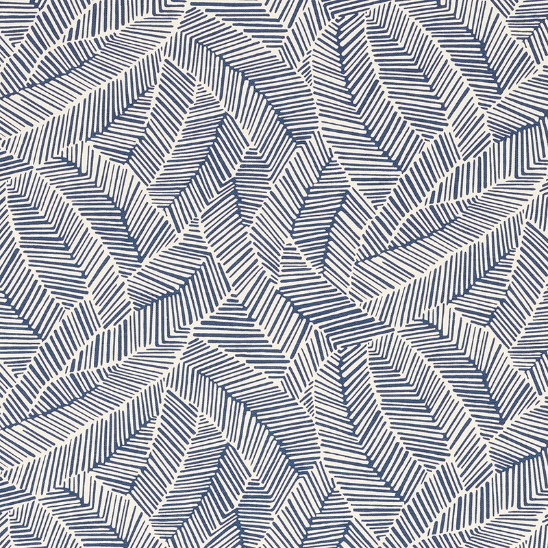 ABSTRACT LEAF – NAVY