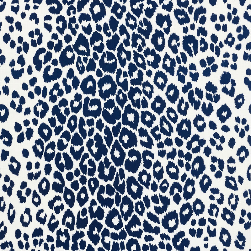 ICONIC LEOPARD INDOOR/OUTDOOR – NAVY