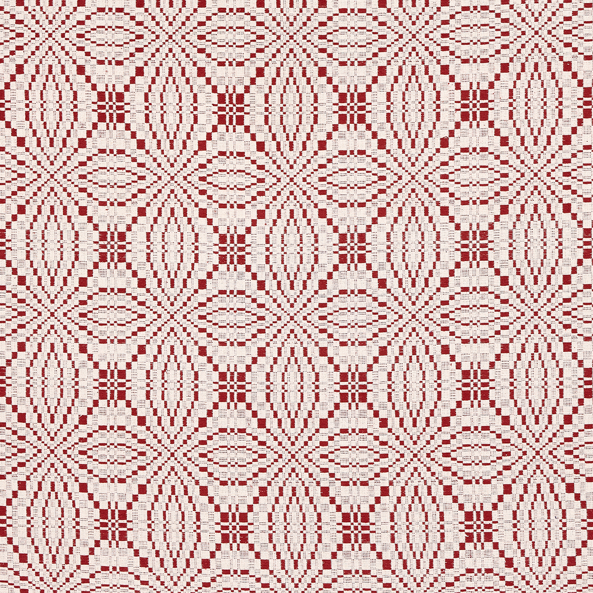 FRANCESTOWN COVERLET – CRIMSON
