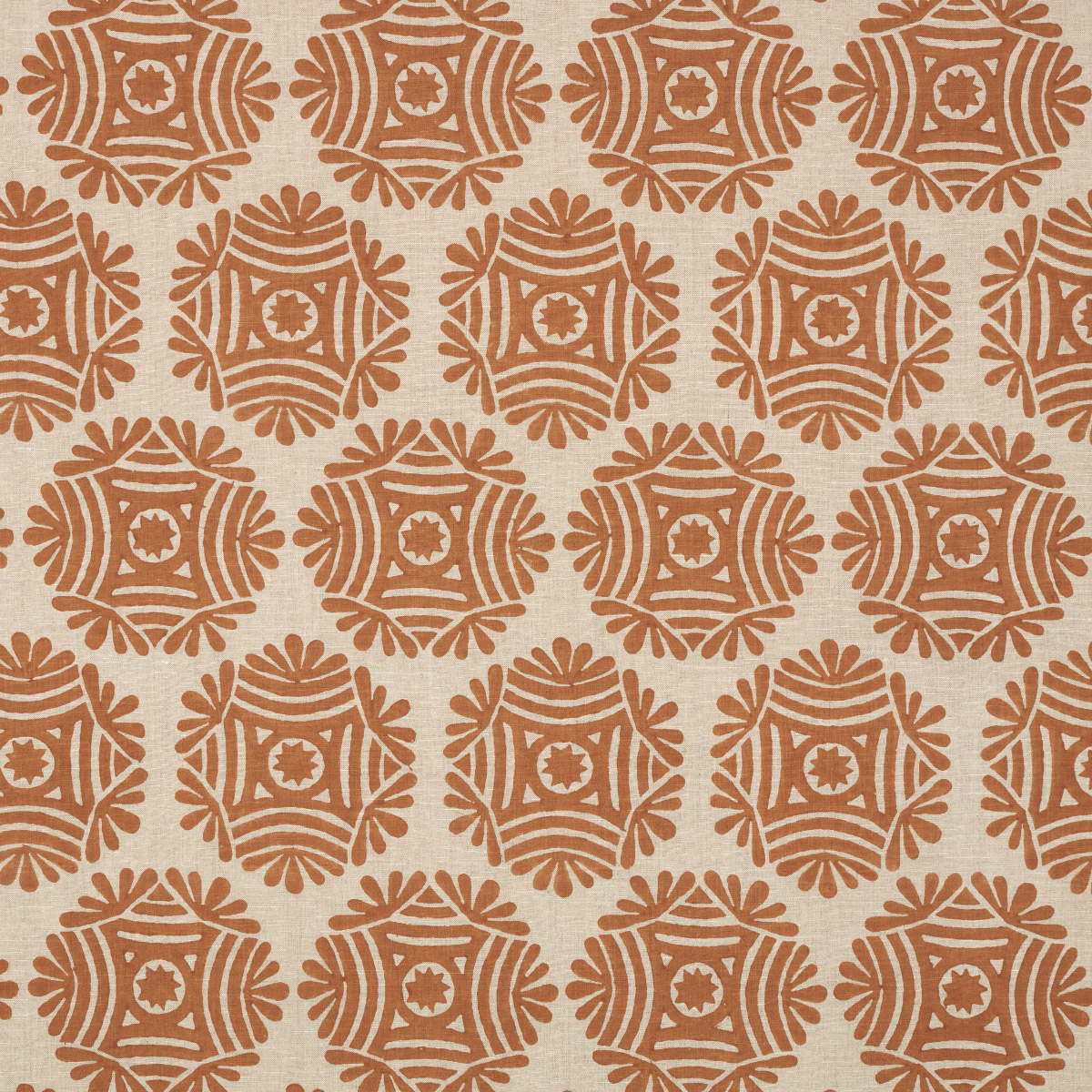 GILDED STAR BLOCK PRINT – CINNAMON