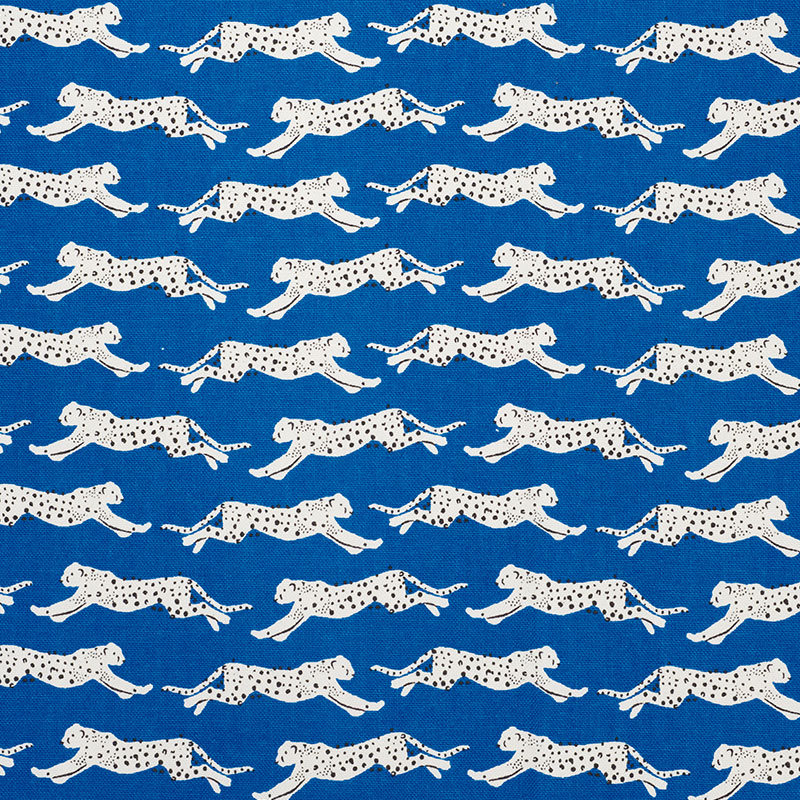 LEAPING LEOPARDS – BLUE