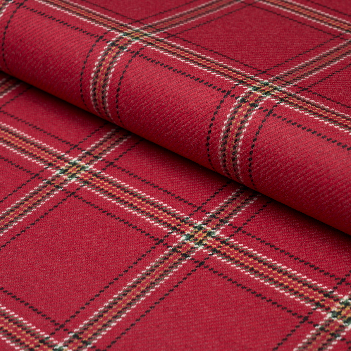 BLACKBURN MERINO PLAID – CRIMSON