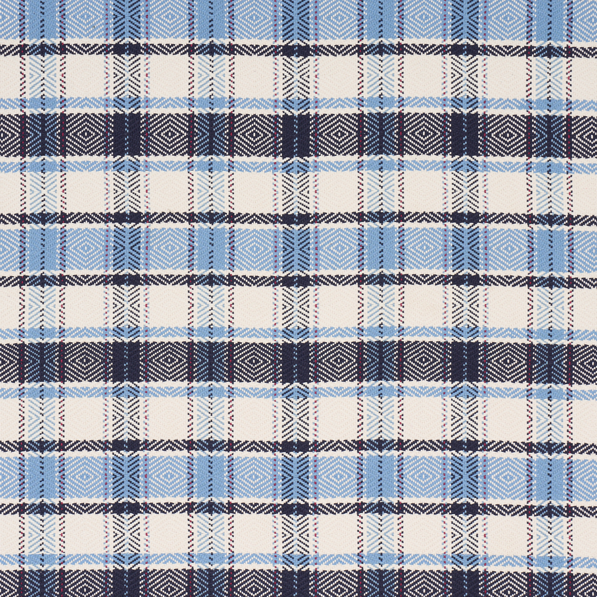 HEIDI PLAID – INDIGO