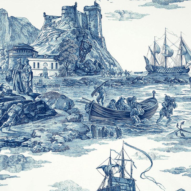 MARINE TOILE – INDIGO