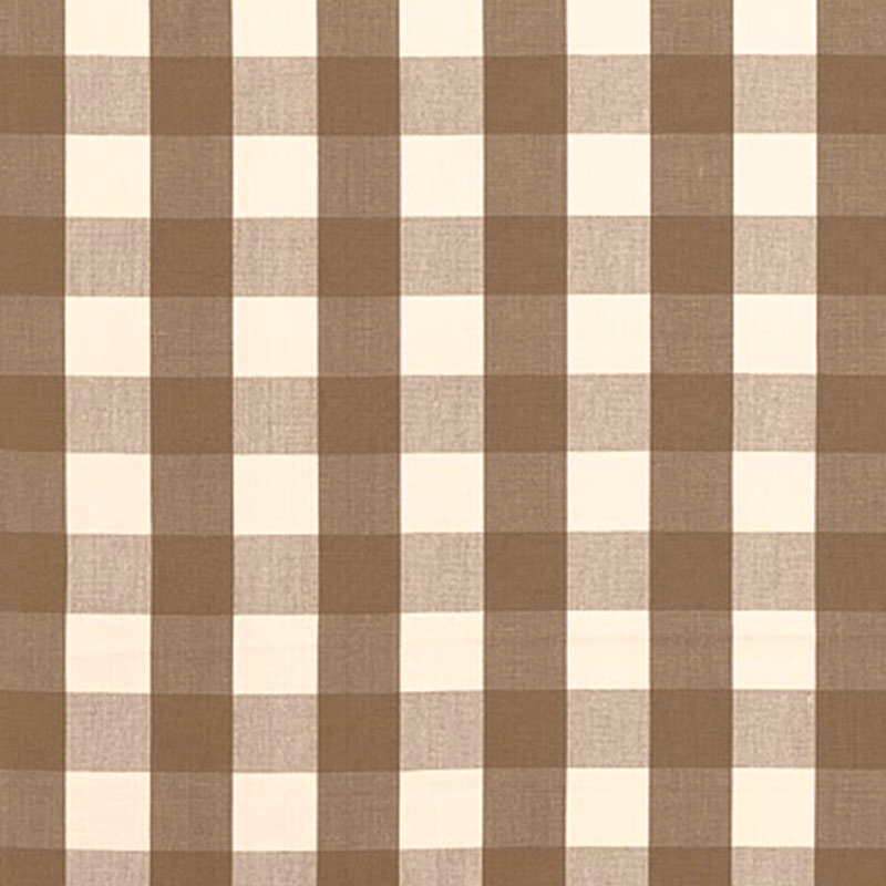 CAMDEN COTTON CHECK – MOCHA