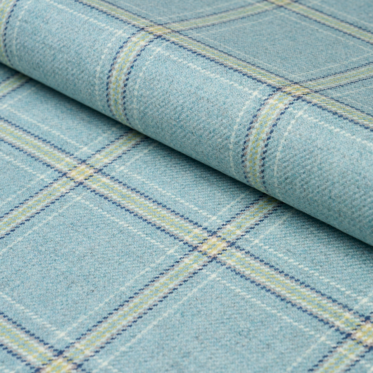 BLACKBURN MERINO PLAID – ROBIN’S EGG