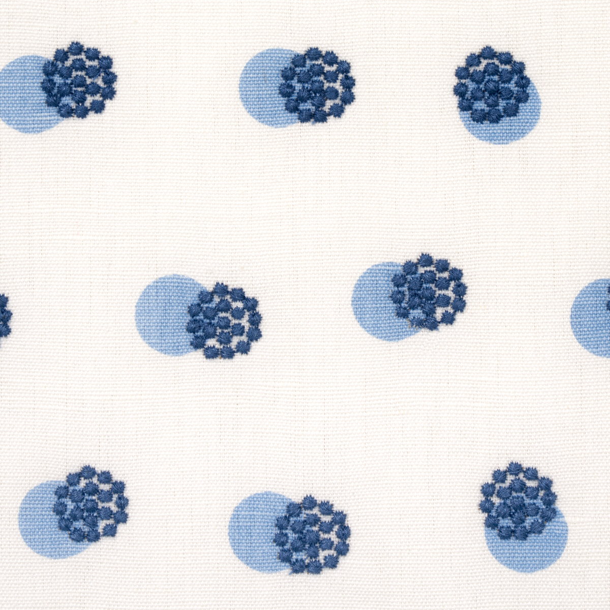TAYLOR EMBROIDERY – BLUE ON IVORY