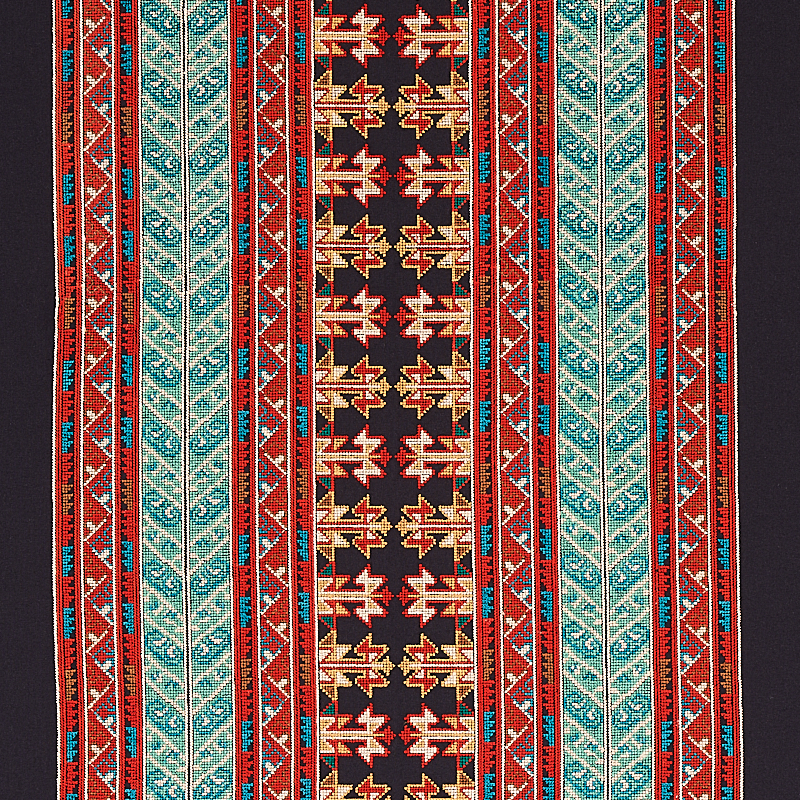 VINKA EMBROIDERY – RED & BLACK