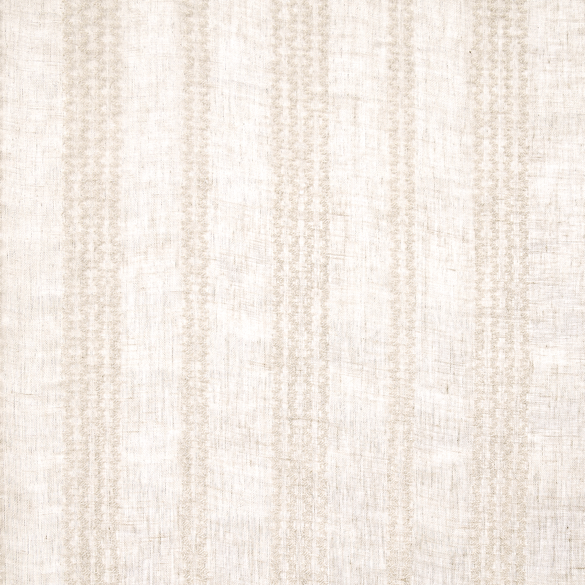 PIERO STRIPE EMBROIDERED SHEER – LINEN