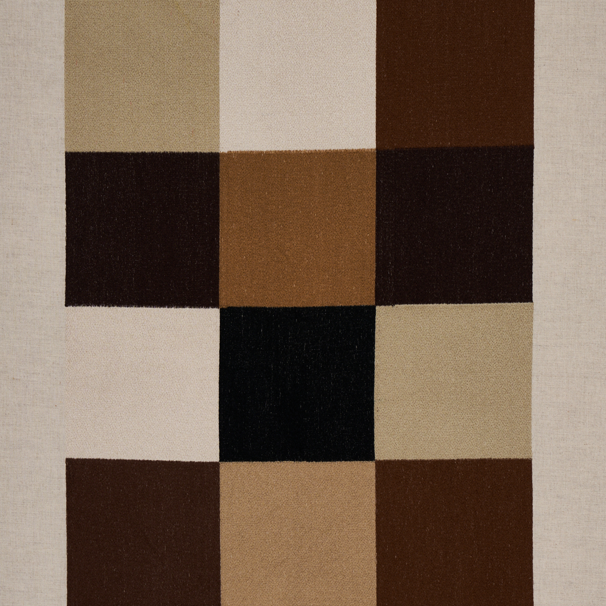 EMBROIDERED TILE – STRONG NEUTRAL