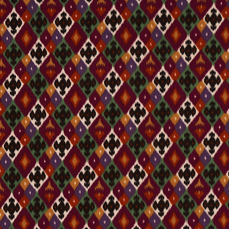 SASHA DIAMOND IKAT – JADE AND PLUM