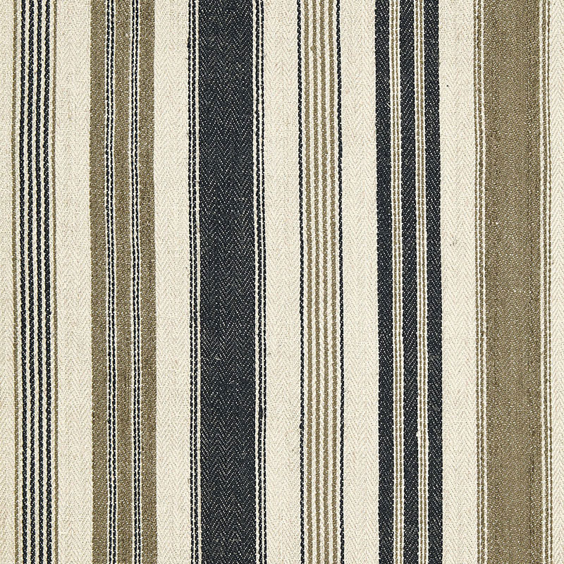 MONTAUBAN STRIPE – NOIR / TOBACCO