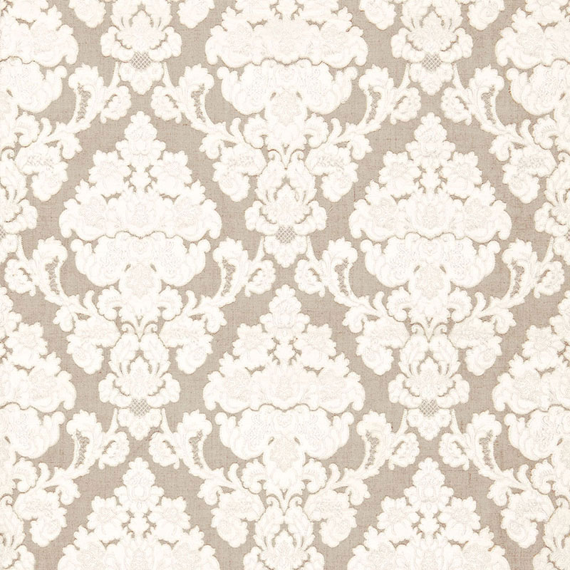 MONTALCINO APPLIQUÉ DAMASK – LINEN