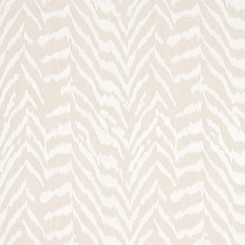 Quincy Embroidery on Linen – WHITE
