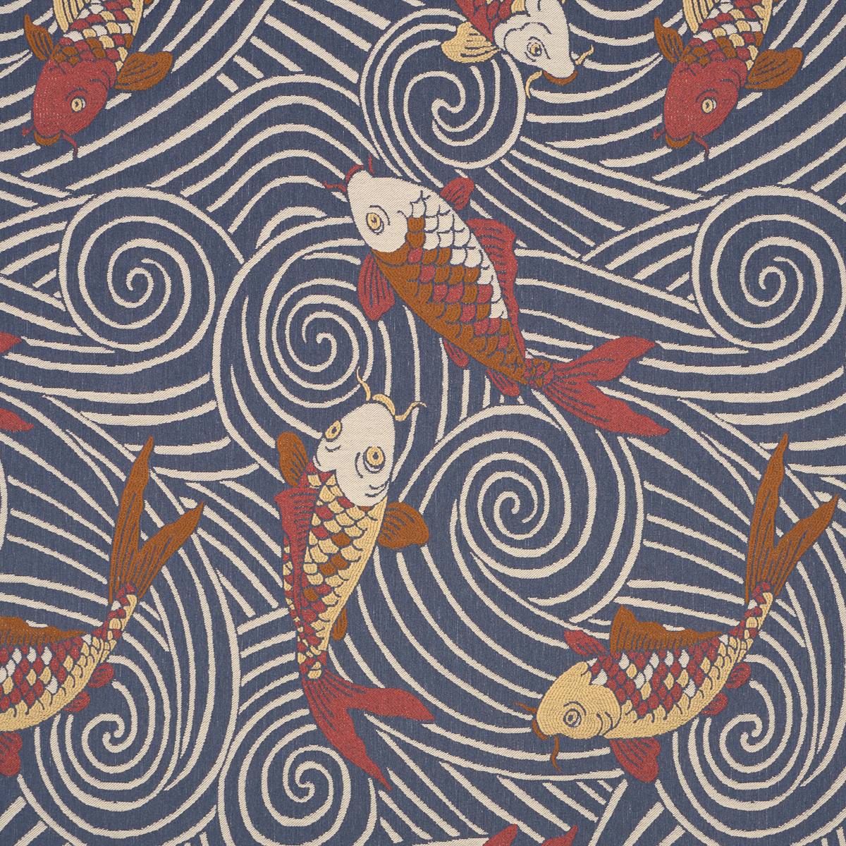 KOI FISH – INDIGO