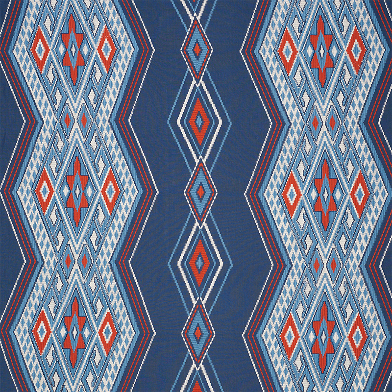 Bayeta Embroidery – BLUE & RED