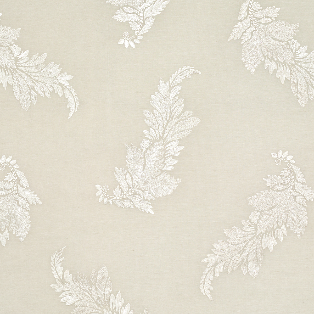 CONTESSA EMBROIDERED SHEER – PEARL
