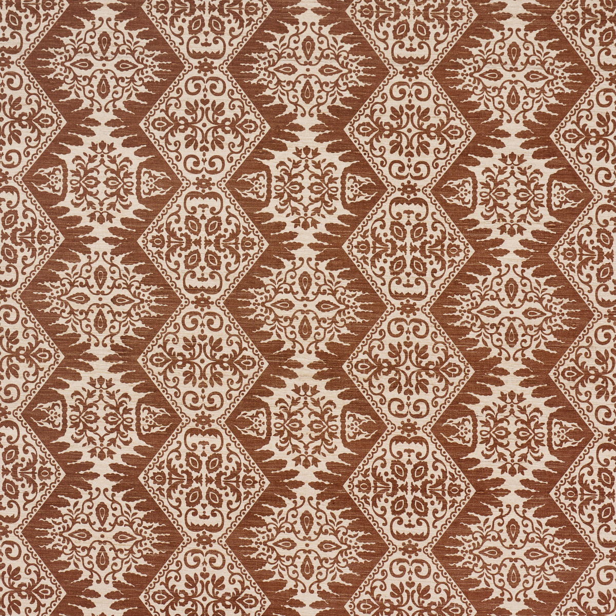 BERKELEY HAND PRINTED SILK – CHESTNUT