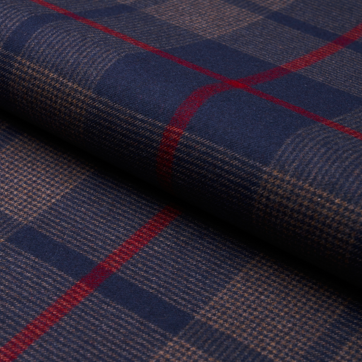 MONTANA WOOL PLAID – NAVY