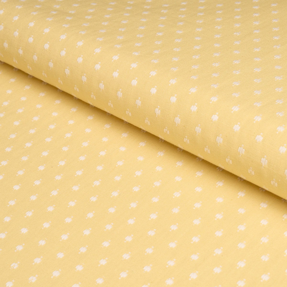 BARLOW – IVORY ON YELLOW