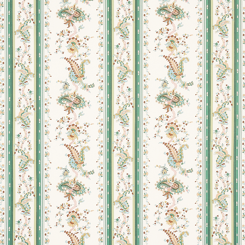 ELENA PAISLEY STRIPE – GREEN