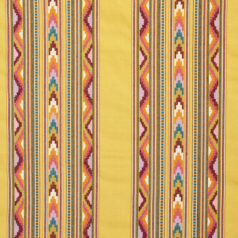 ZARZUELA STRIPE EMBROIDERY – SAFFRON