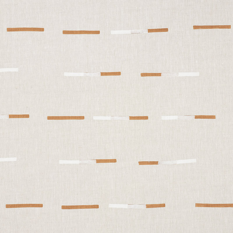 OVERLAPPING DASHES – BROWN & WHITE