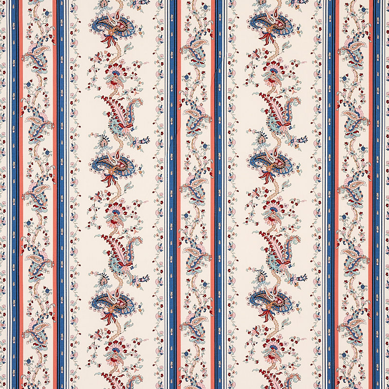 ELENA PAISLEY STRIPE – BLUE