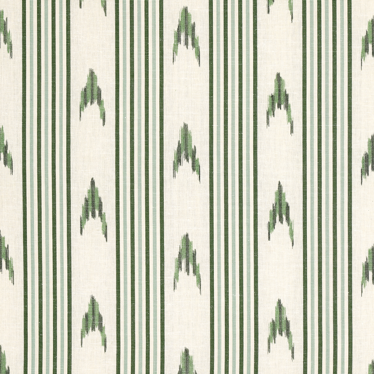 SANTA BARBARA IKAT – LEAF GREEN