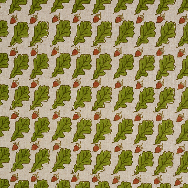 OAK HAND BLOCK PRINT – GREEN