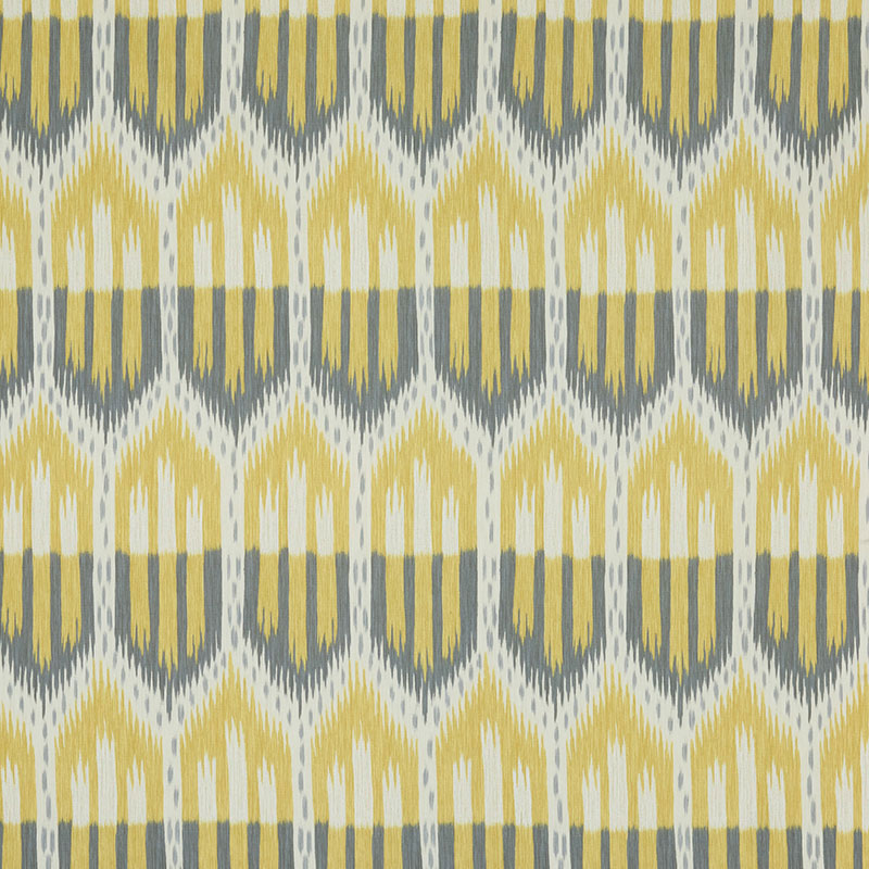 BUKHARA IKAT – CITRINE & SMOKE