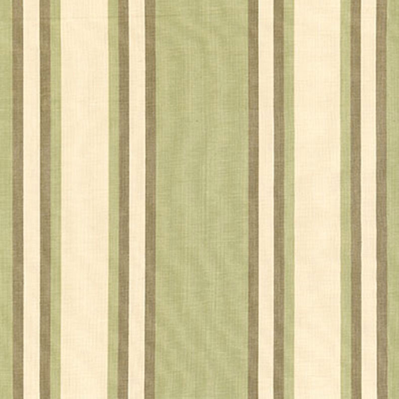 SENECA COTTON STRIPE – GREEN TEA/MOCHA