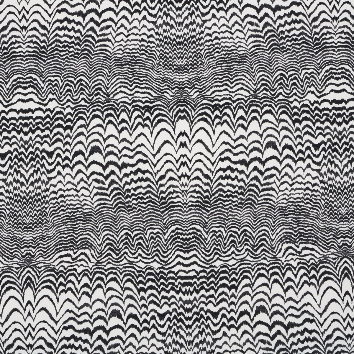 INK WAVE PRINT INDOOR/OUTDOOR – BLACK