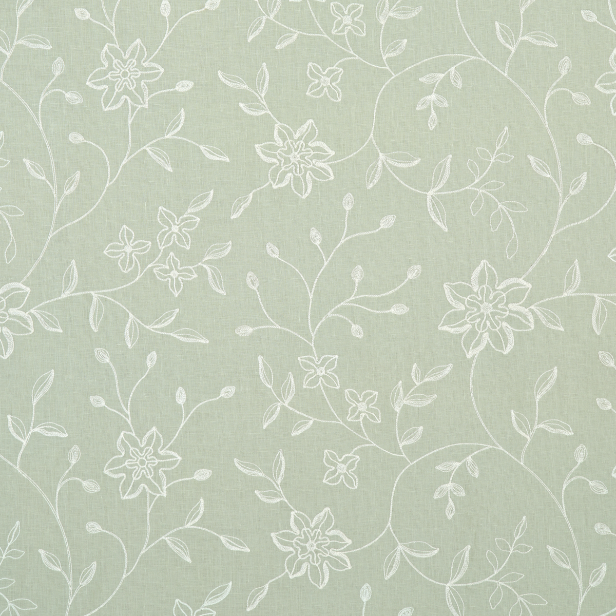 Georgia Linen Embroidery – AQUA