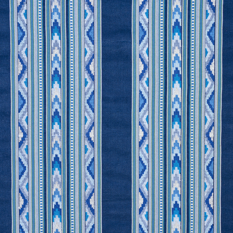 ZARZUELA STRIPE EMBROIDERY – INDIGO