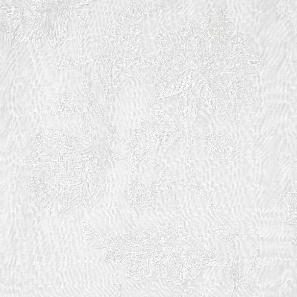 Gabriella Embroidered Sheer – IVORY