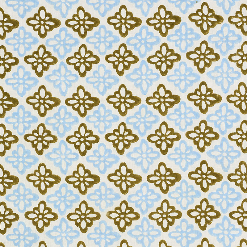 PATTEE HAND BLOCK PRINT – KHAKI
